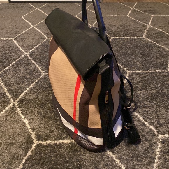 Plaid backpack - Picture 3 of 5